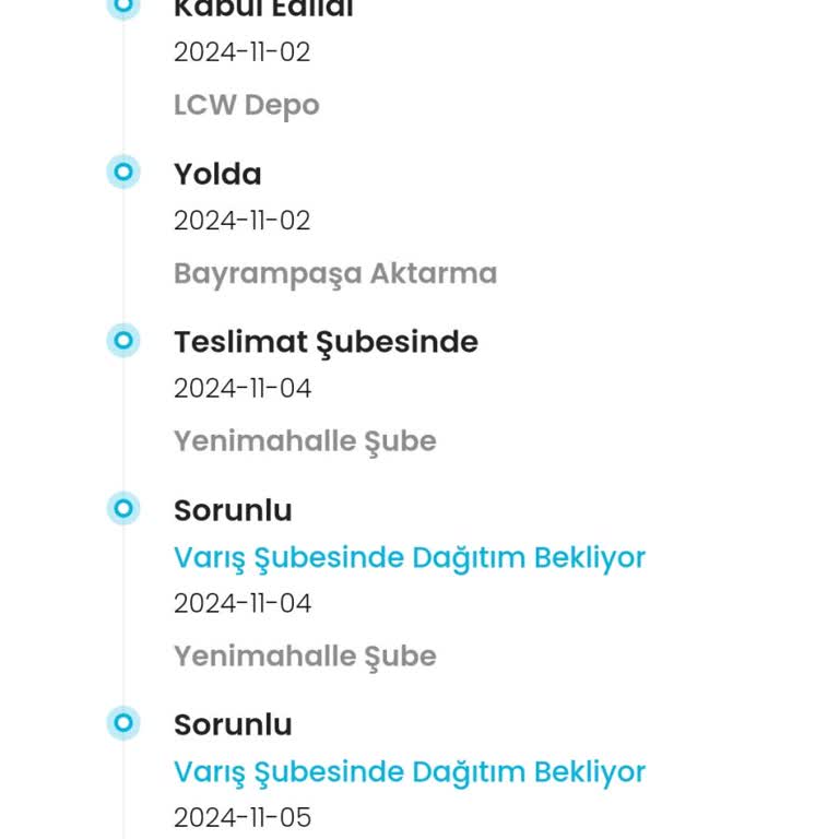 Kargo Teslimatında Gecikme Ve İletişim Sorunları