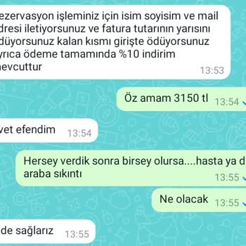 Rezervasyon İptalinde İade Sorunu Ve İletişim Engeli