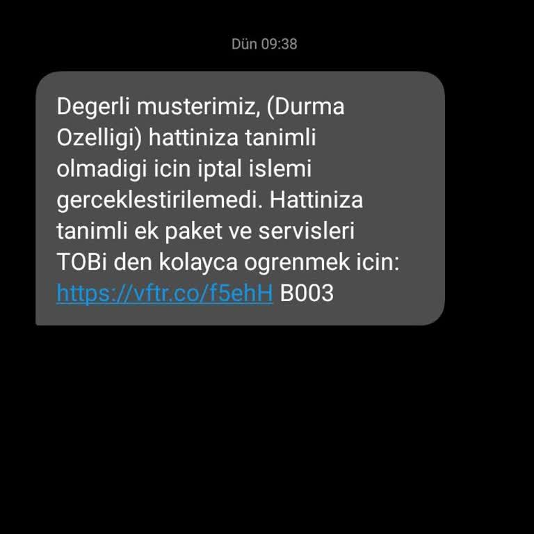 Faturada Yanlış Ücretlendirme Ve İnternet Sorunu