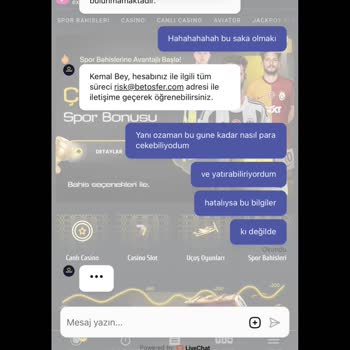 Betosfer'de Hesap Kilitlenmesi Ve Para Kaybı