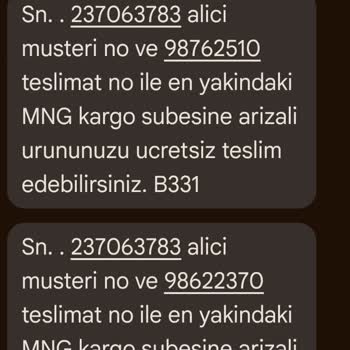 Yetkili Servis Ve Kargo Sürecinde Yaşanan Sorunlar