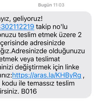 Aras Kargo Teslimat Sorunu Ve İletişim Eksikliği