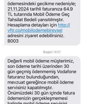 Vodafone Fatura Hatası Ve Ulaşılmaz Müşteri Hizmeti