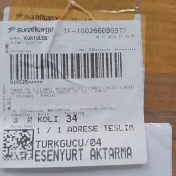 Taçev'den Aldığım Ürünlerin İadesi Ve İletişim Sorunları