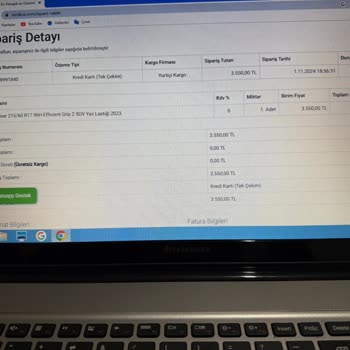 Lastik Siparişim Hâlâ Ulaşmadı