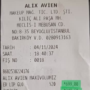 Alix Avien'de Yanıltıcı Ürün Ve Hizmet Deneyimi