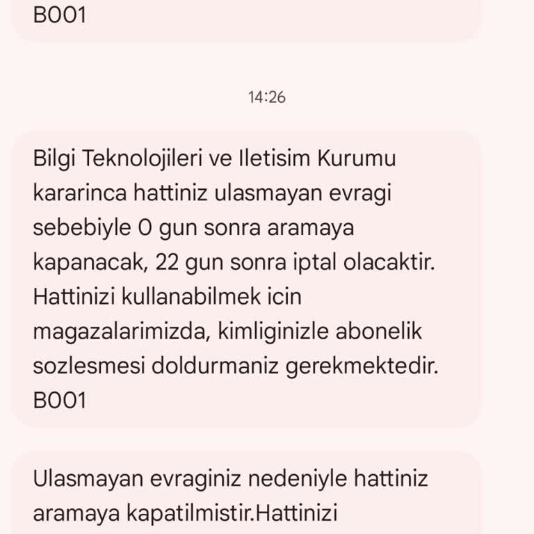 Türk Telekom'da Evrak Eksikliği Mağduriyeti