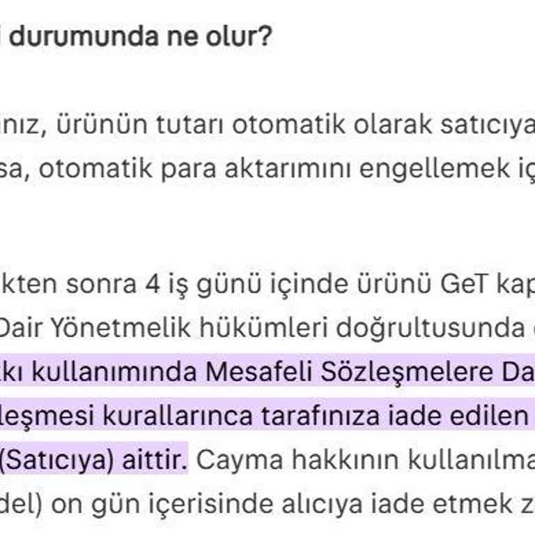 Sahibinden.com'da İade Sorunu Ve Müşteri Hizmetleri Deneyimi
