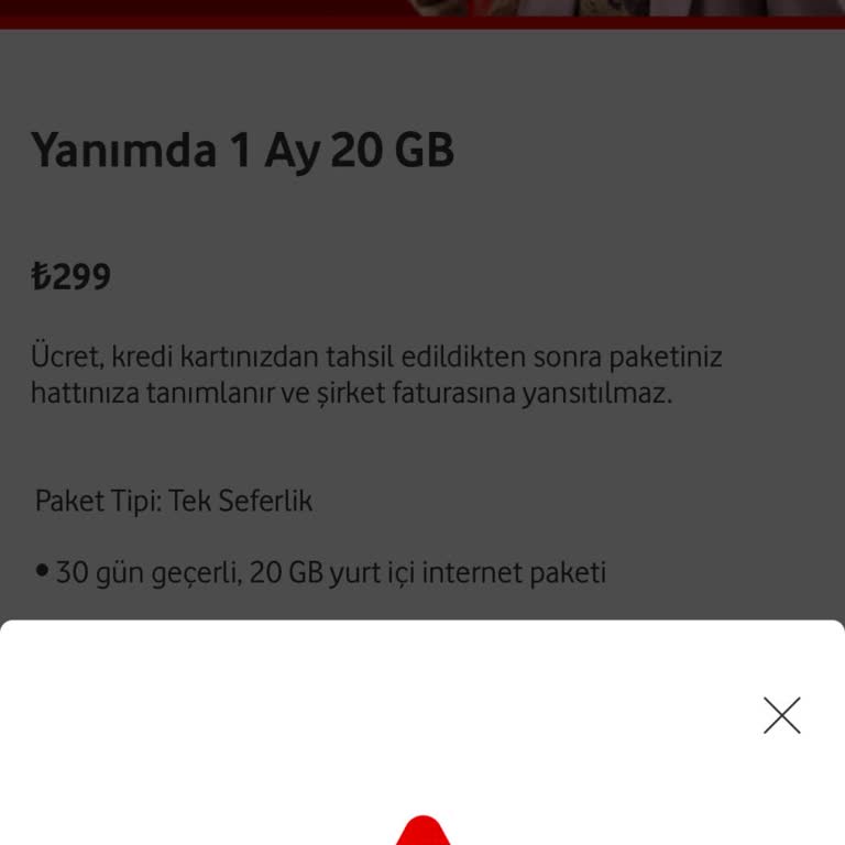Vodafone Yanımda Uygulaması Ödeme Sorunu