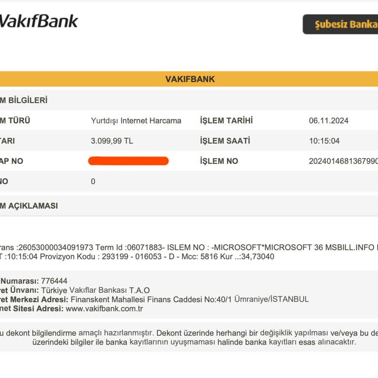 Yetkisiz Para Çekimi Ve Onaysız İşlem Sorunu