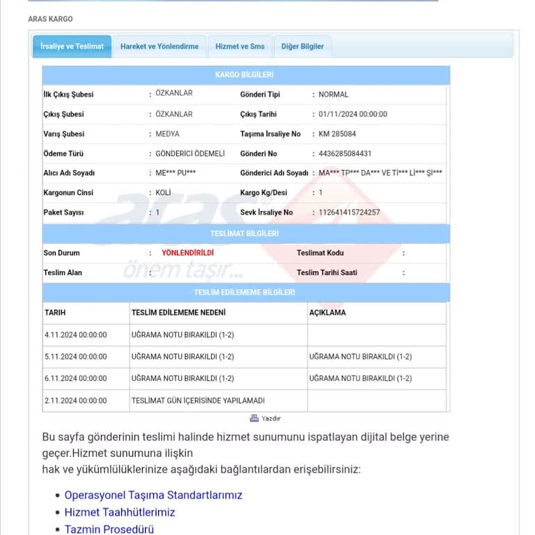 Kargo Teslimatı Kabusu: Aras Kargo İle Bitmeyen Sorunlar