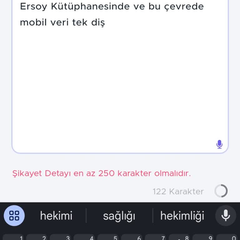 Merkezi Konumda Türk Telekom Mobil Veri Sorunu