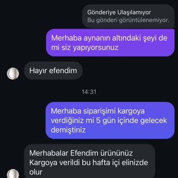 Gönderilmeyen Sipariş Ve Engellenme Sorunu