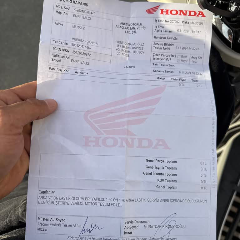 Honda'nın Ayıplı Ürünleri Ve Müşteri Hizmetleri Sorunu