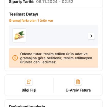 Migros Sanal Market Stok Sorunu Ve Kalitesiz Ürün Teslimatı