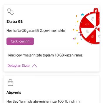 Vodafone Yanımda Premium Çarkında Eksik İnternet Sorunu