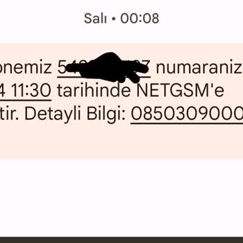 Numara Taşıma Sonrası Şebeke Sorunu Ve İletişim Kopukluğu