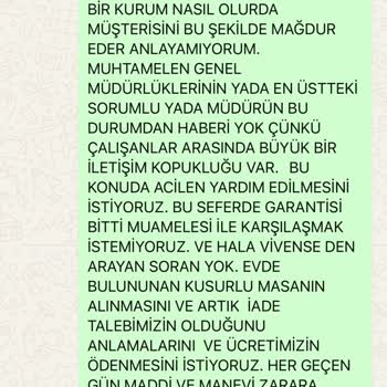 Vivense'den Aldığım Mutfak Takımı Kâbusu: İade Sürecinde Yaşanan Sorunlar