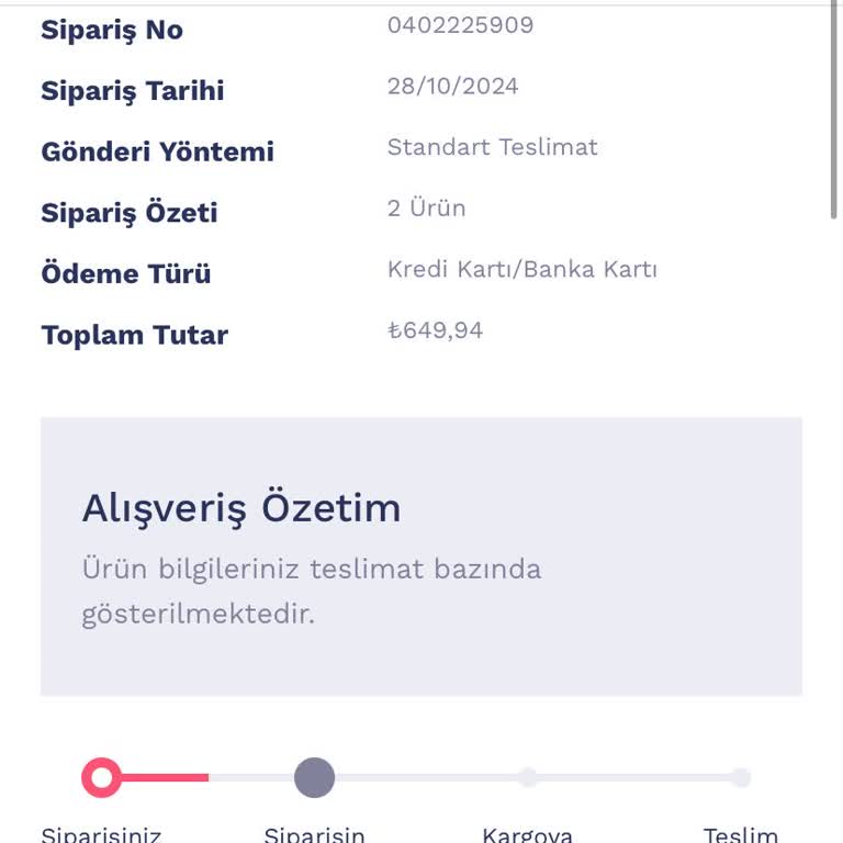Siparişler Kargoya Verilmiyor, Müşteri Hizmetleri Yetersiz