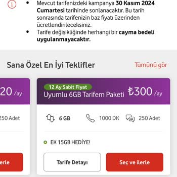 Vodafone Sadık Müşteriye Haksız Fiyat Politikası!
