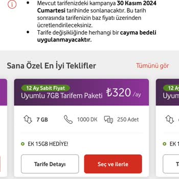 Vodafone Sadık Müşteriye Haksız Fiyat Politikası!