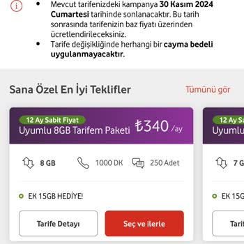 Vodafone Sadık Müşteriye Haksız Fiyat Politikası!