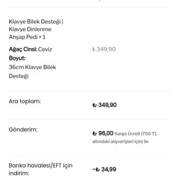 EFT İle Aldığım Klavye Bilek Desteği Teslim Edilmedi Ve İletişim Kurulamıyor