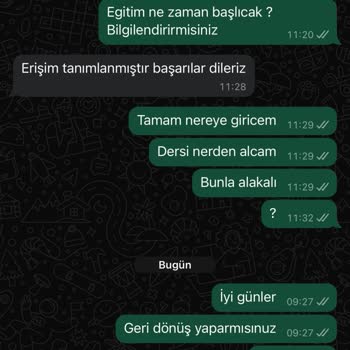 Dil Eğitimi İçin Yapılan Ödeme Sonrası İletişimsizlik Ve Hizmet Eksikliği