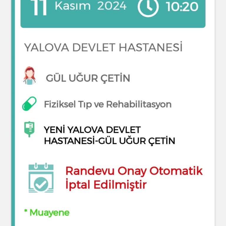 Randevular İptal Ediliyor: Zor Bulunan Tarihlerde Mağduriyet