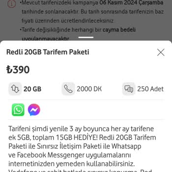 Vodafone Paket Fiyatlarındaki Ani Artış