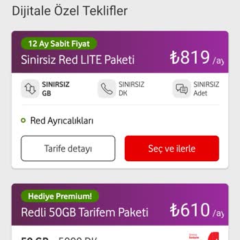 Vodafone Fiyat Artışı Ve Tutarsız Tarifeler
