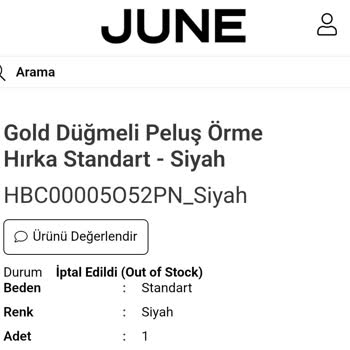 İade Edilmeyen Ürün Ücreti Mağduriyeti