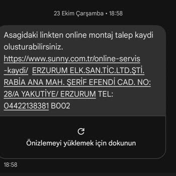 Sunny TV'nin Panel Arızası Ve Servis Sorunu