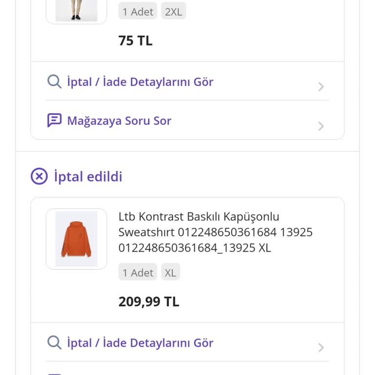 Sipariş İptali: LTB Mağazasının Tedarik Sorunu