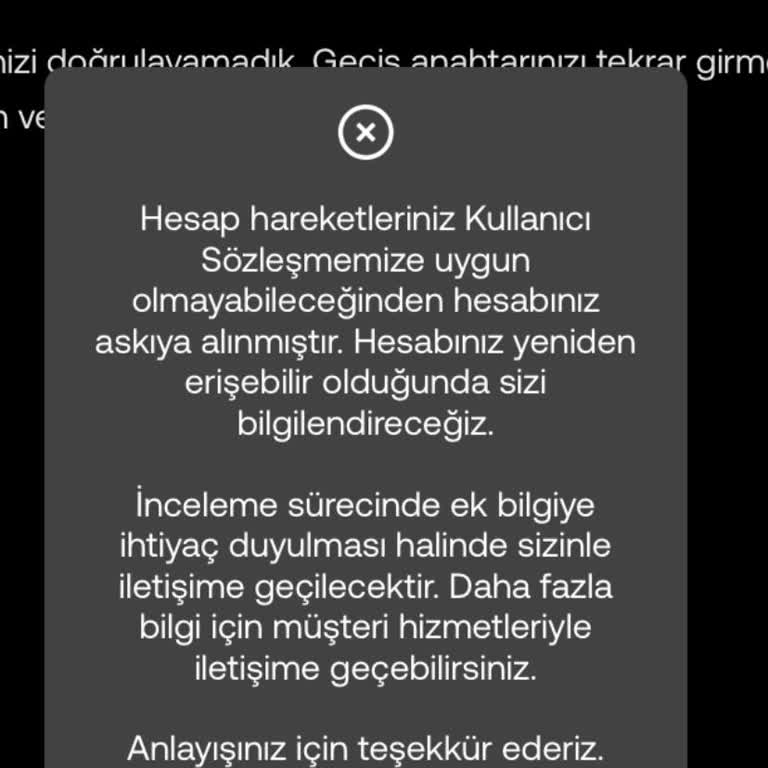 Hesap Askıya Alındı: Çözüm Bekleyen Müşteri