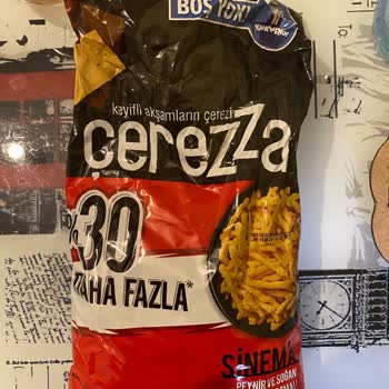 Çerezza Cips Paketinden Gelen Şok Edici Koku
