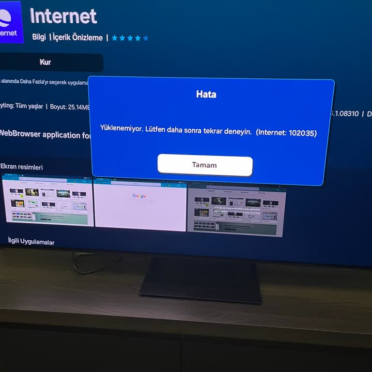 Samsung TV İnternet Bağlantı Sorunu