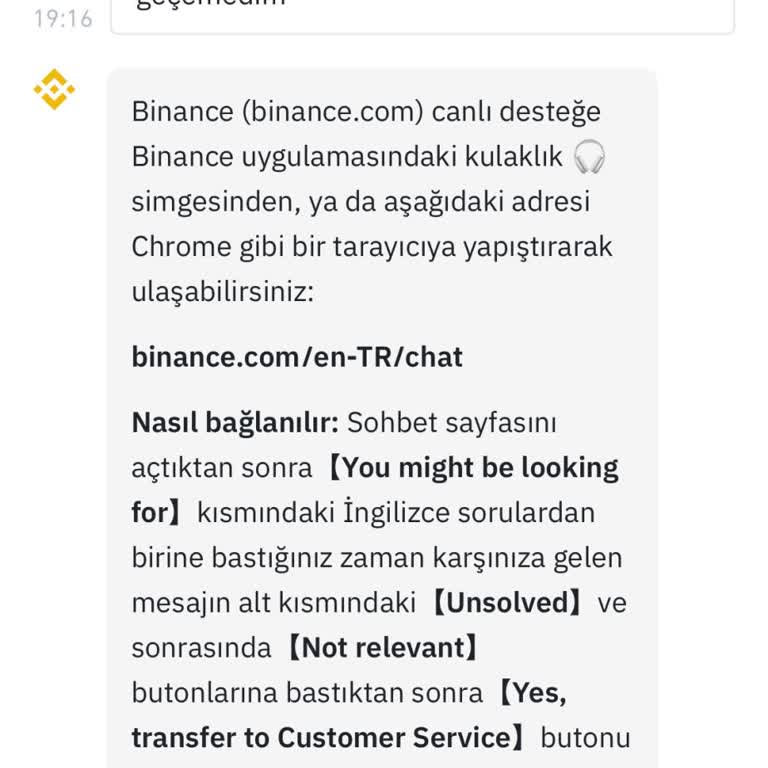 Binance Hesabına Erişim Sorunu
