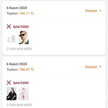 Trendyol'da Sipariş Ve Hesap Problemleri