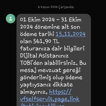 Vodafone Faturalı Hat Taahhüt Sorunu