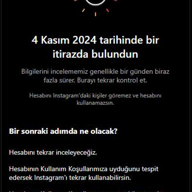 Anılarla Dolu Instagram Hesabım Haksız Yere Kapandı: Mağduriyetimin Giderilmesini İstiyorum