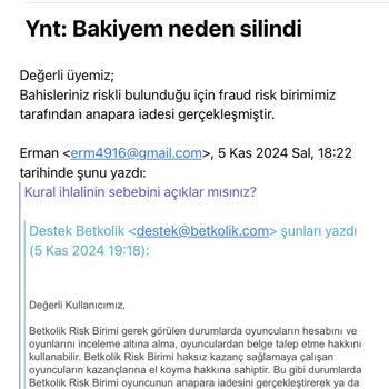 Betkolik Kazançları Siliyor Ve Ödeme Yapmıyor