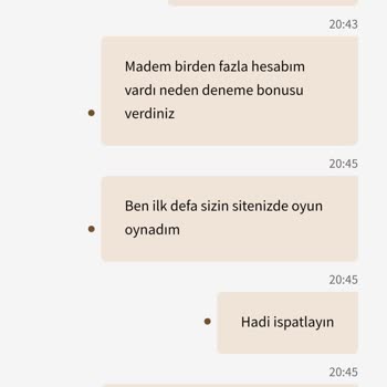 Haksız Hesap Suçlaması Ve Bonus Sorunu