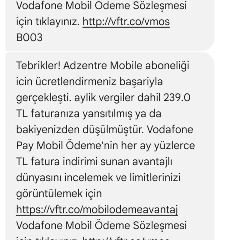 Adzentre Mobil Ödeme Aboneliği Ve İade Sorunu