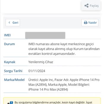 Yurtdışı Cihaz Satışı Ve İade Sorunu