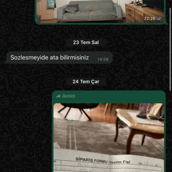 Koltuk Takımı Sünger Sorunu Ve İletişimsizlik