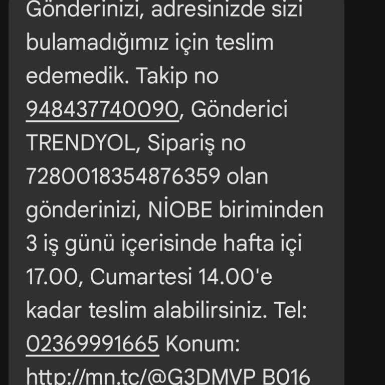 Teslimat Adresi Sorunu Ve İletişim Eksikliği