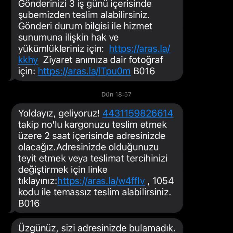 Kargo Beklerken Evde Yok Mesajı Almak