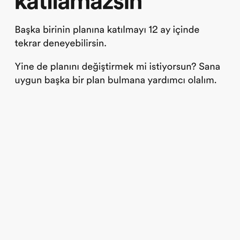 Spotify Aile Planı Erişim Sorunu