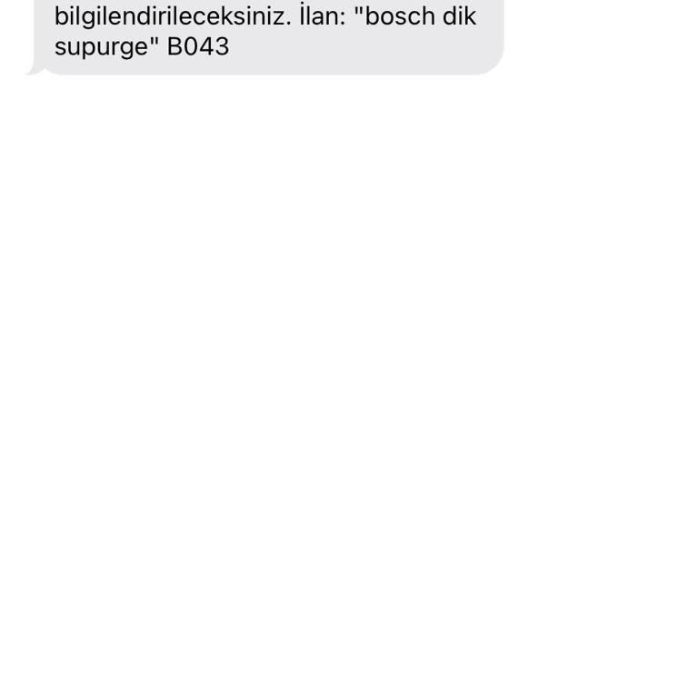 İade Edilmeyen Ücret: Bosch Süpürge Alışverişinde Sorun